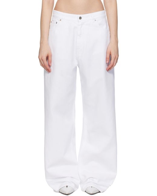 Abra White Poster Jeans