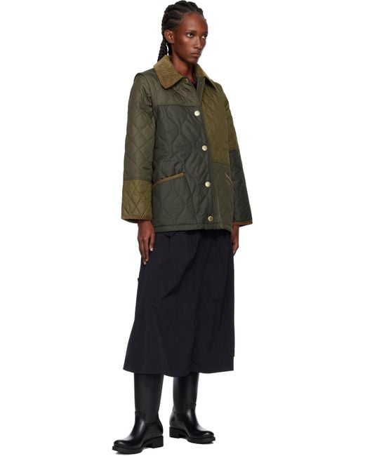 Barbour Green Lorrie Quilted Jacket