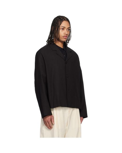 Studio Nicholson Black Ferro Blazer for men