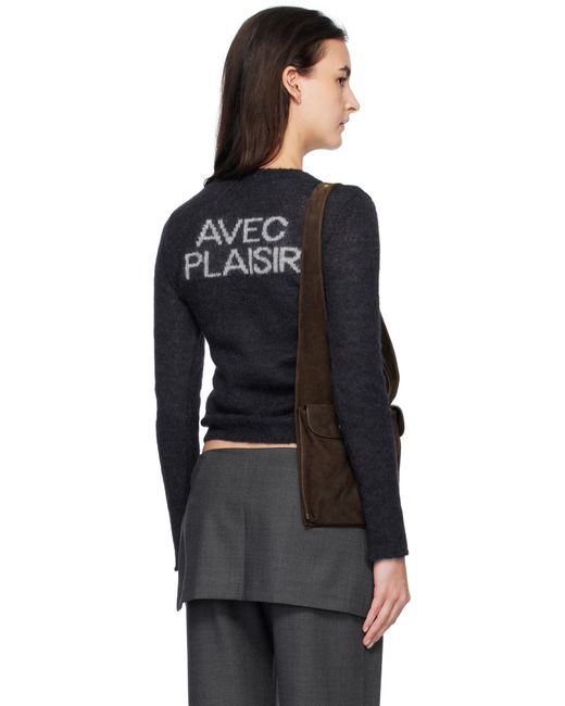 Paloma Wool Black Alone Sweater