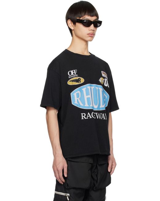Rhude Ssense Exclusive Black Raceway T-shirt for men