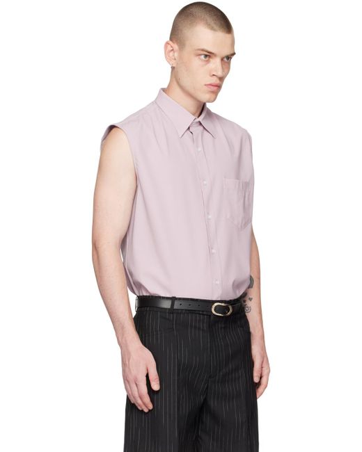 Ernest W. Baker Pink Sleeveless Shirt for men