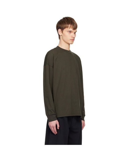 The Row Black Drago Long Sleeve T-Shirt for men