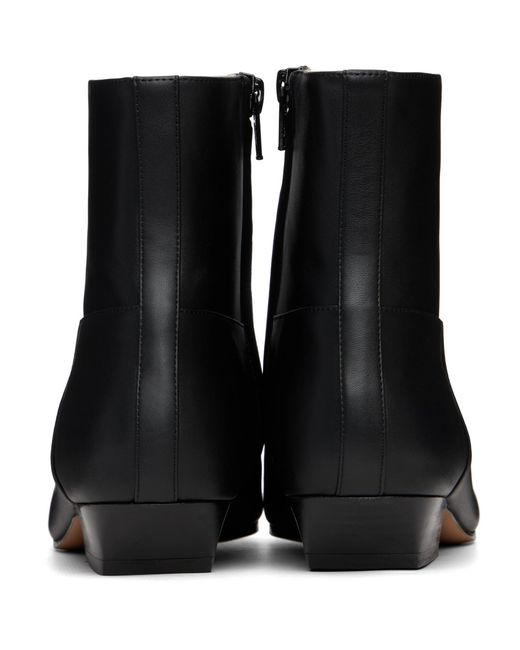 Khaite Black Marfa Ankle Boots