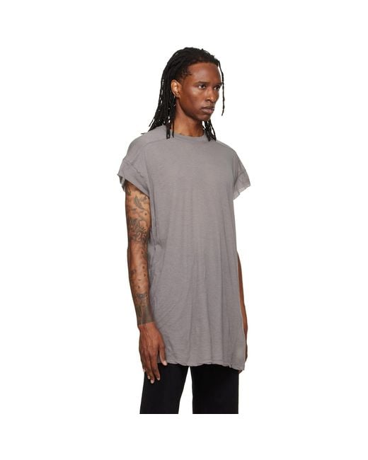 Rick Owens Gray Tower Rick S Jumbo S/S T-Shirt for men