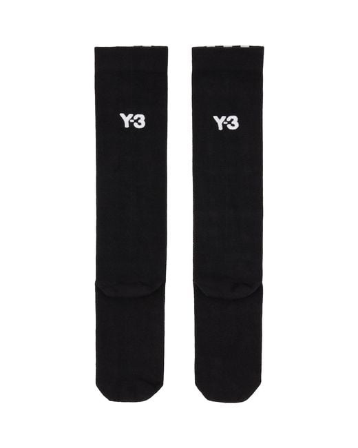 Y-3 Black Stripes Socks