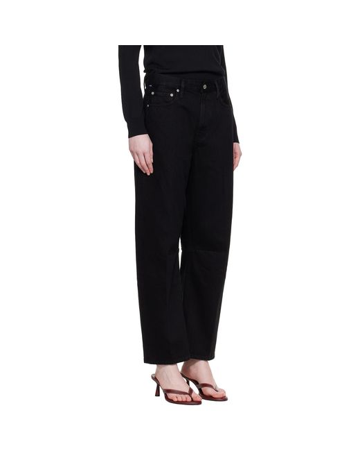 Citizens of Humanity Black Miro Long Relaxed Jeans