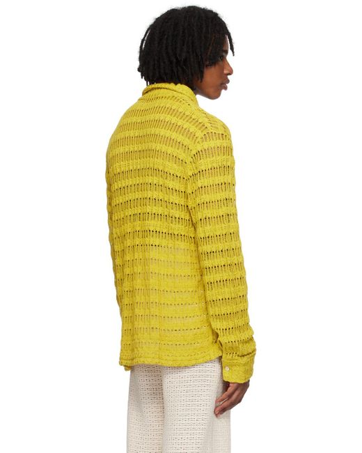 Séfr Yellow Yasu Shirt for men