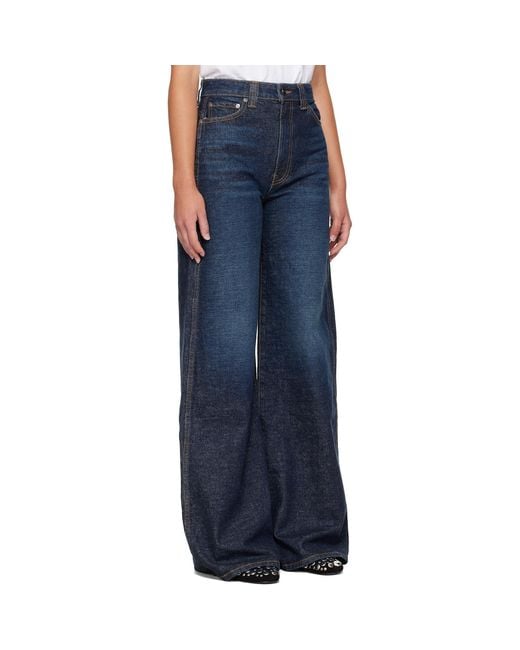 Khaite Blue Dane Stretch Jeans