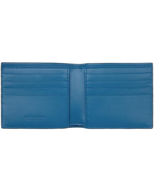 Bottega Veneta Gray Intrecciato Bi-fold Wallet for men