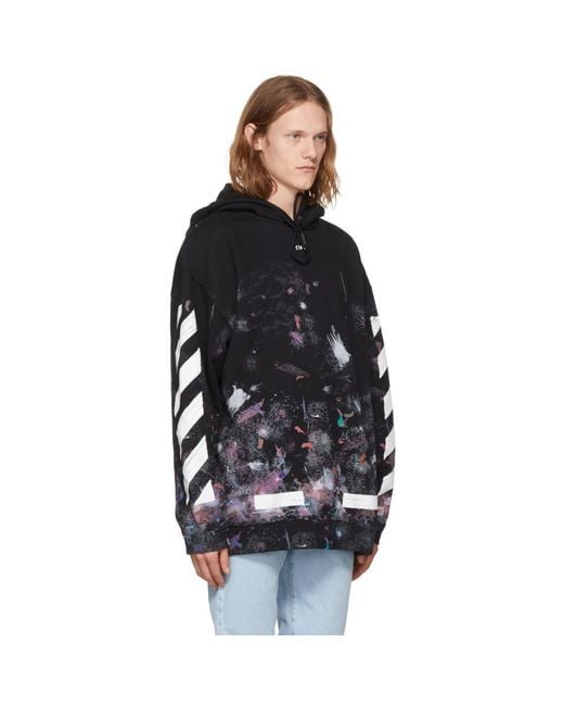Galaxy off white crewneck clearance