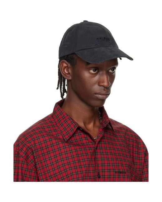 Vetements Red Friday Distressed Cap for men