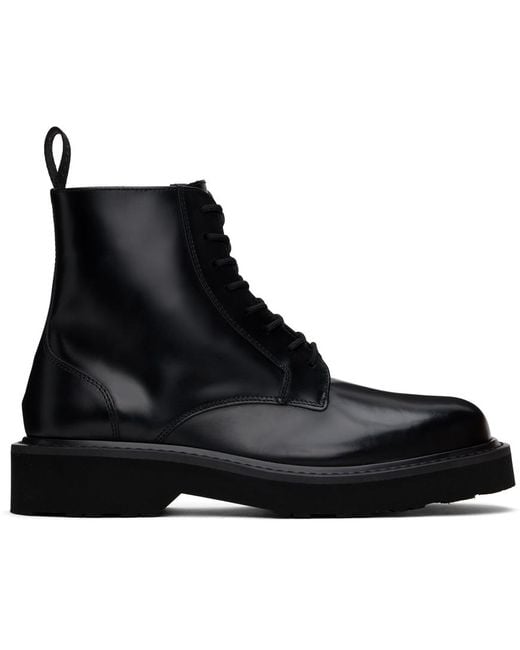 KENZO Black Paris ' Ukio' Boots for men