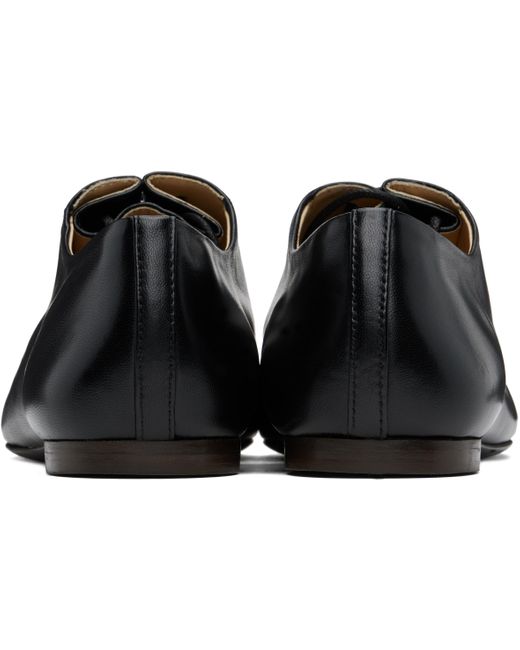 Lemaire Black Souris Flat Classic Derbys