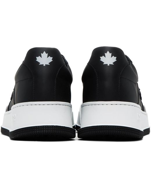 DSquared² Black Canadian Sneakers for men