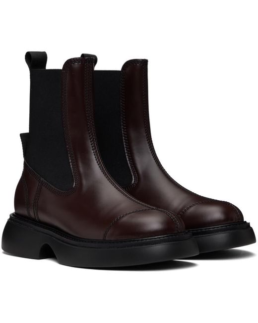 Ganni Black Everyday Chelsea Boots for men