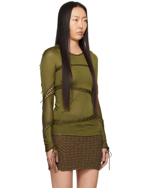 Isa Boulder Green Ssense Exclusive Jigsaw Long Sleeve T-shirt