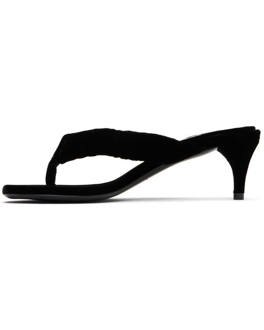 Alaïa Black Alaïa Velvet Mule