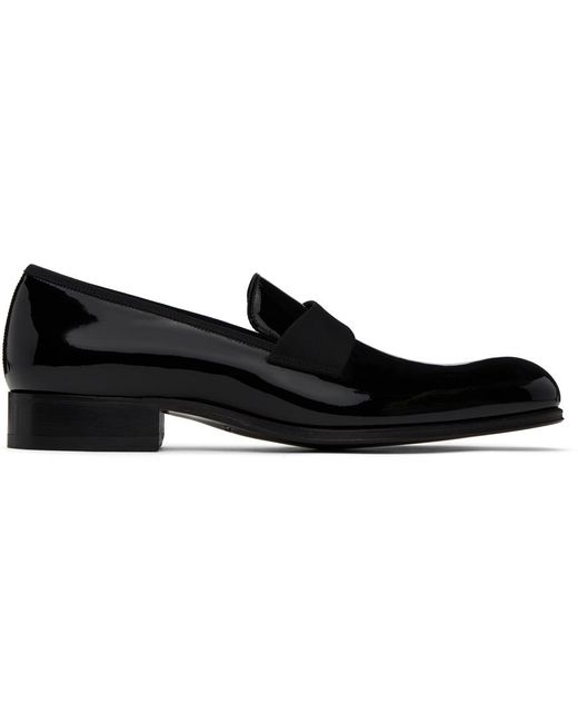 Chaussures de soirée à enfiler edgar noires Tom Ford pour homme en coloris Black