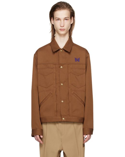 Needles Brown Penny Jacket for men