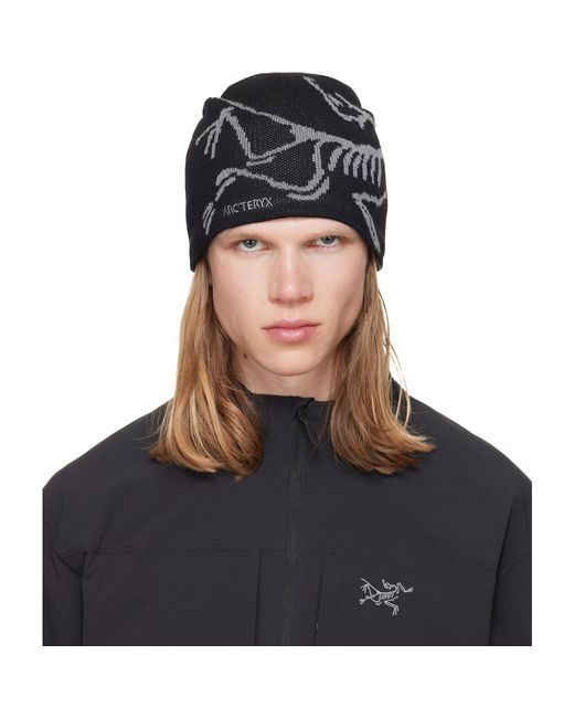 Arc'teryx Black Bird Head Beanie for men