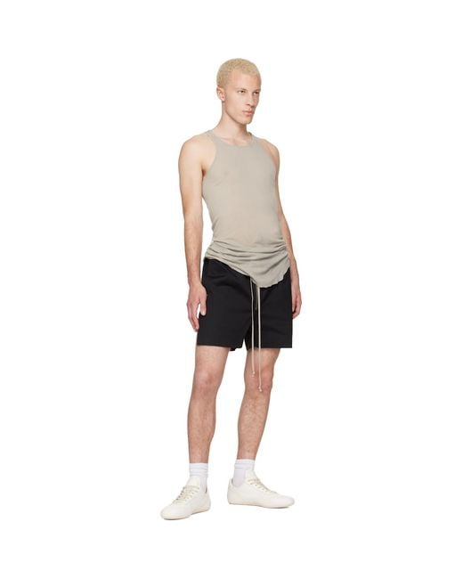 Rick Owens Black Tower Bela Boxer Shorts for men