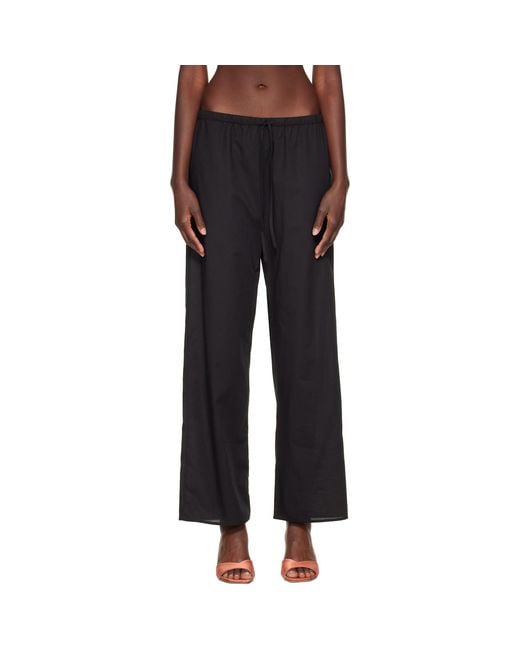 Cou Cou Black 'The Pant' Lounge Pants