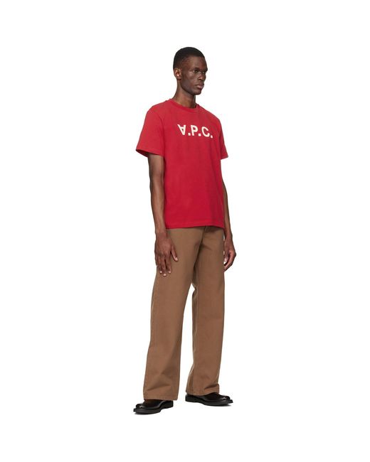 A.P.C. Brown Aaron Jeans for men