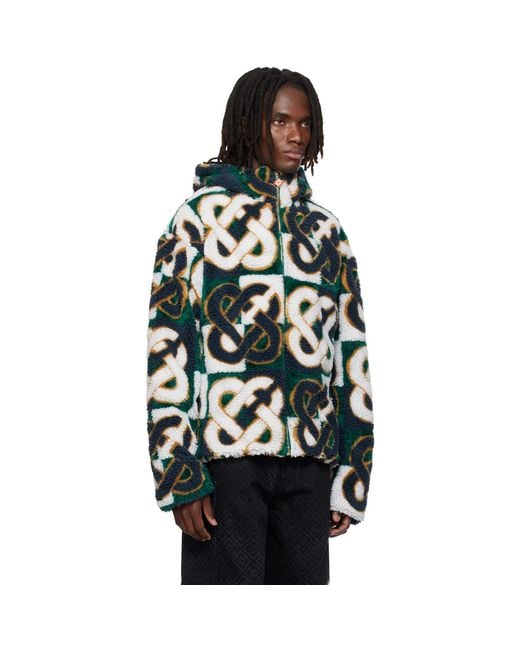 Casablanca Green Check Monogram Jacket for men