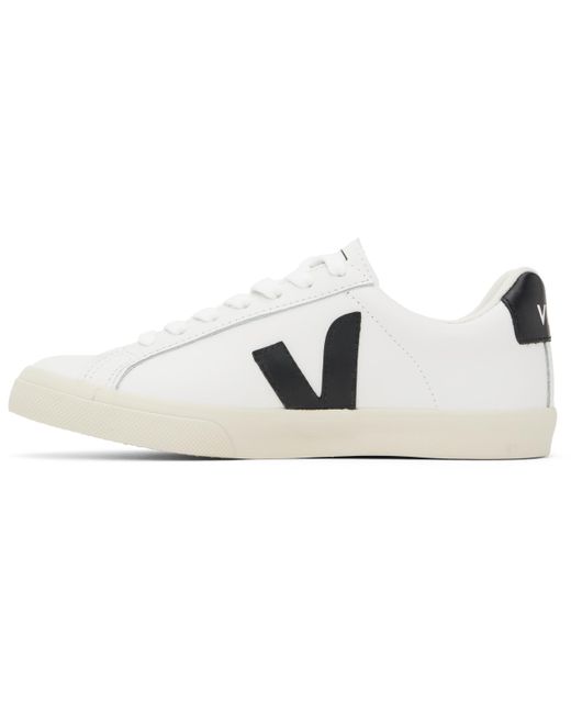 Baskets Esplar Blanc Et Noir En Cuir Veja pour homme en coloris Black