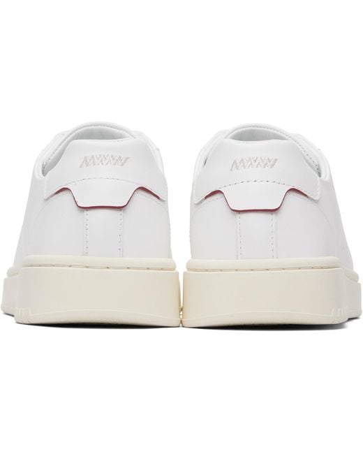 HUGO White Logo Nappa Leather Sneakers for men