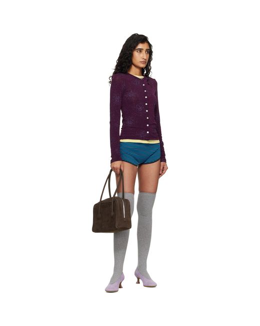 MARGE SHERWOOD Brown Soft Boston Bag