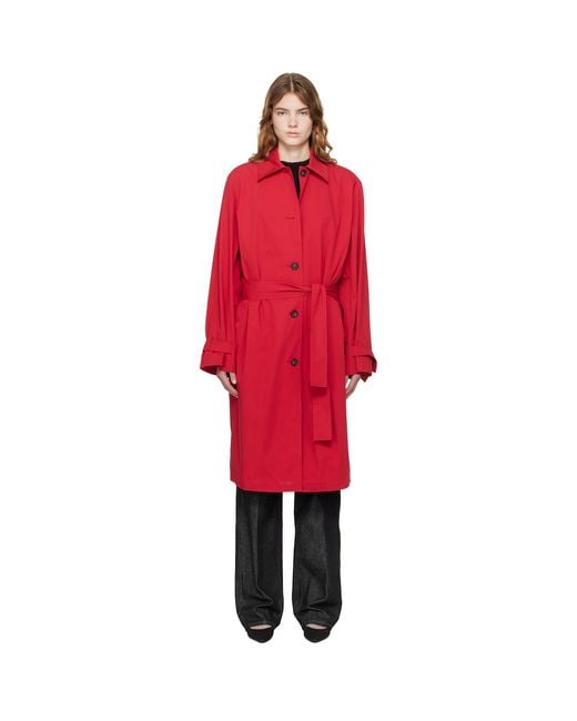 Totême Red Light Spring Trench Coat