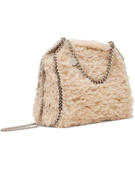 Stella McCartney Natural Falabella Mini Shoulder Bag