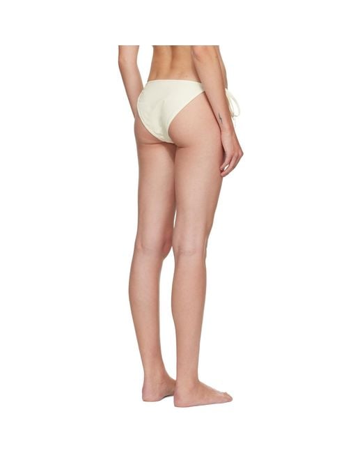 Totême Natural Off- Scoop Bikini Bottom