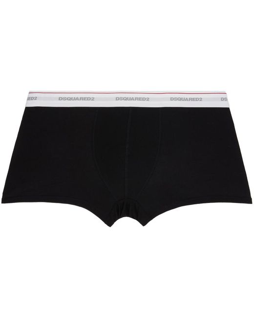 DSquared² Three-pack Black Boxers for men