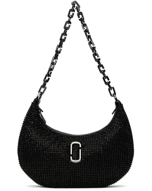 Marc Jacobs Black 'the Rhinestone Small Curve' Bag