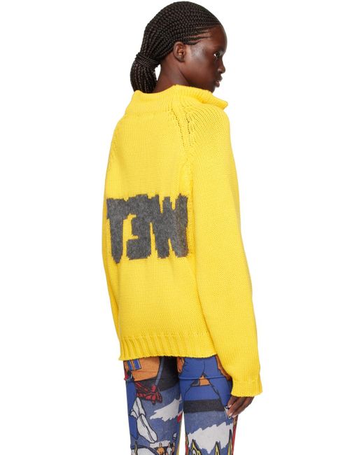 ERL Yellow 'Wet' Sweater