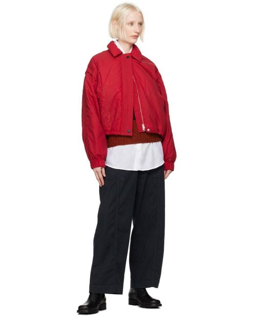 YMC Red Heath Bomber Jacket