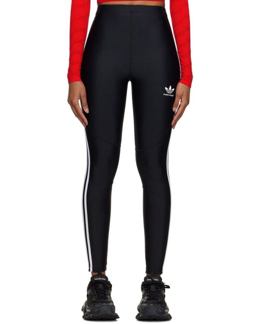 Balenciaga Black Adidas Edition leggings | Lyst