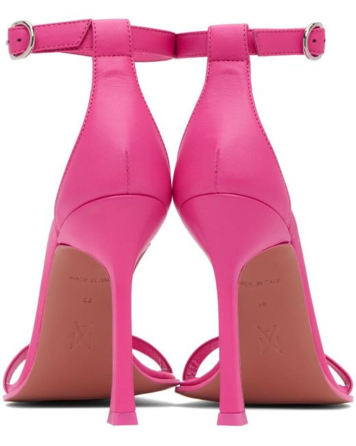 AMINA MUADDI Pink Kim 90 Heeled Sandals