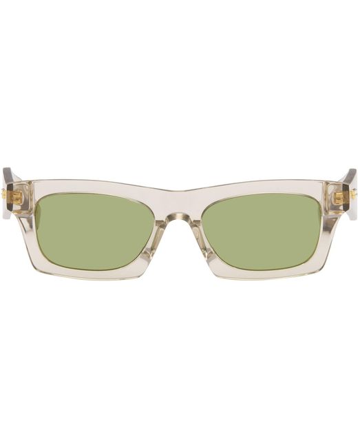 Bottega Veneta Green Ribbon Sunglasses for men
