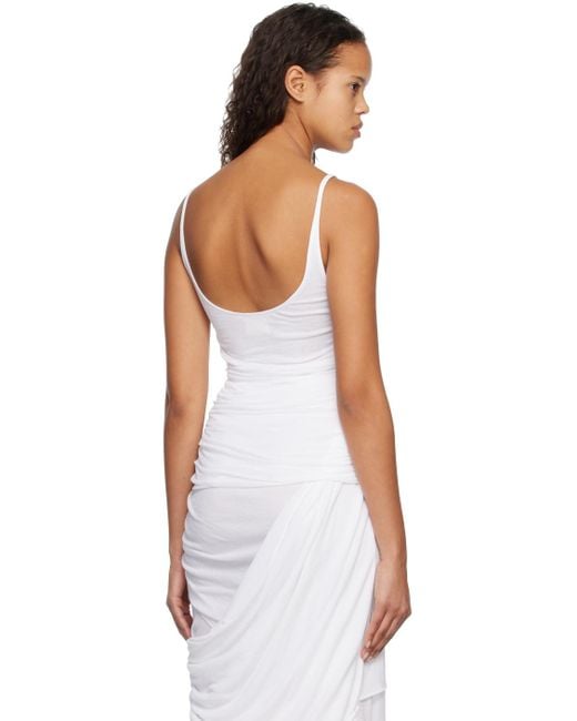 Subtle Le Nguyen Black Draped Tank Top