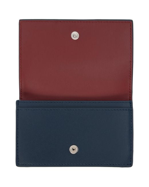 Bottega Veneta Blue Cassette Business Card Holder for men