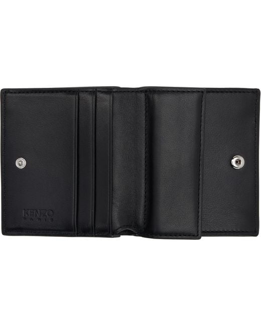 KENZO Metallic Paris Wild Tiger' Mini Fold Wallet for men