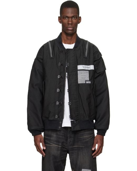 Yohji Yamamoto メンズ ブラック Neighborhoodエディション Mod A-1 