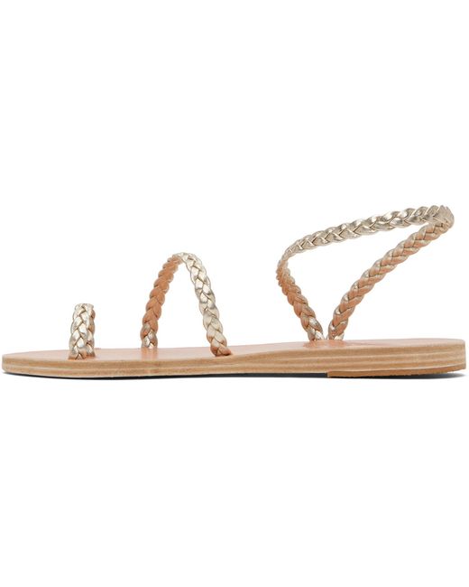 Ancient Greek Sandals Black Eleftheria Sandals