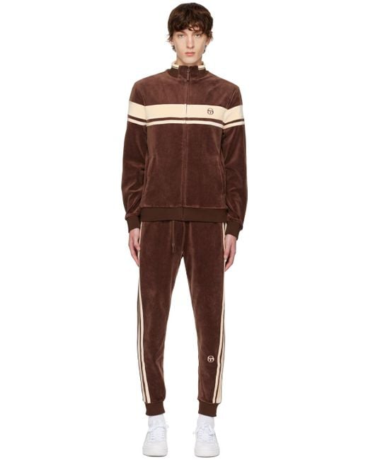 Sergio Tacchini Black Damarindo Tracksuit Set for men