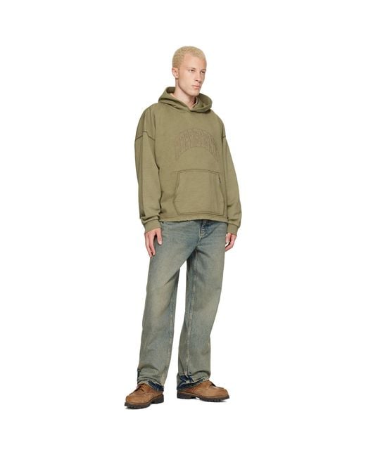 Represent Green R3 Baggy Jeans for men