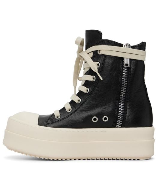 Rick Owens Black Temple Mega Bumper Sneakers
